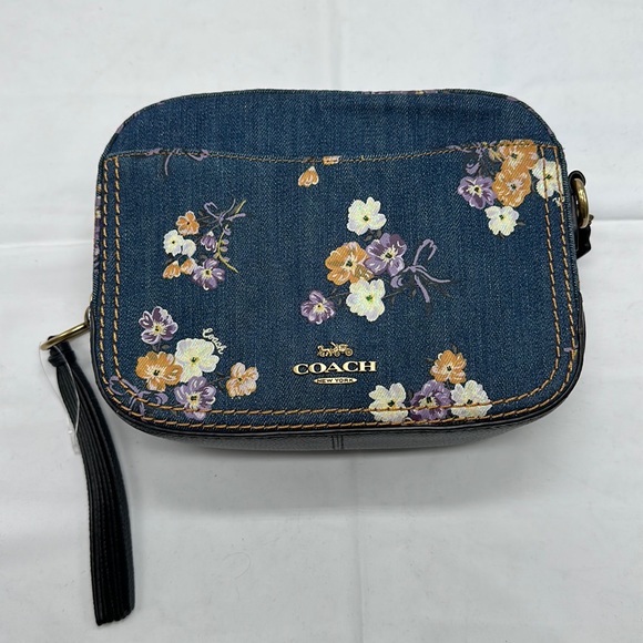 Coach Bags Coach Denim Floral Crossbody Bag Poshmark